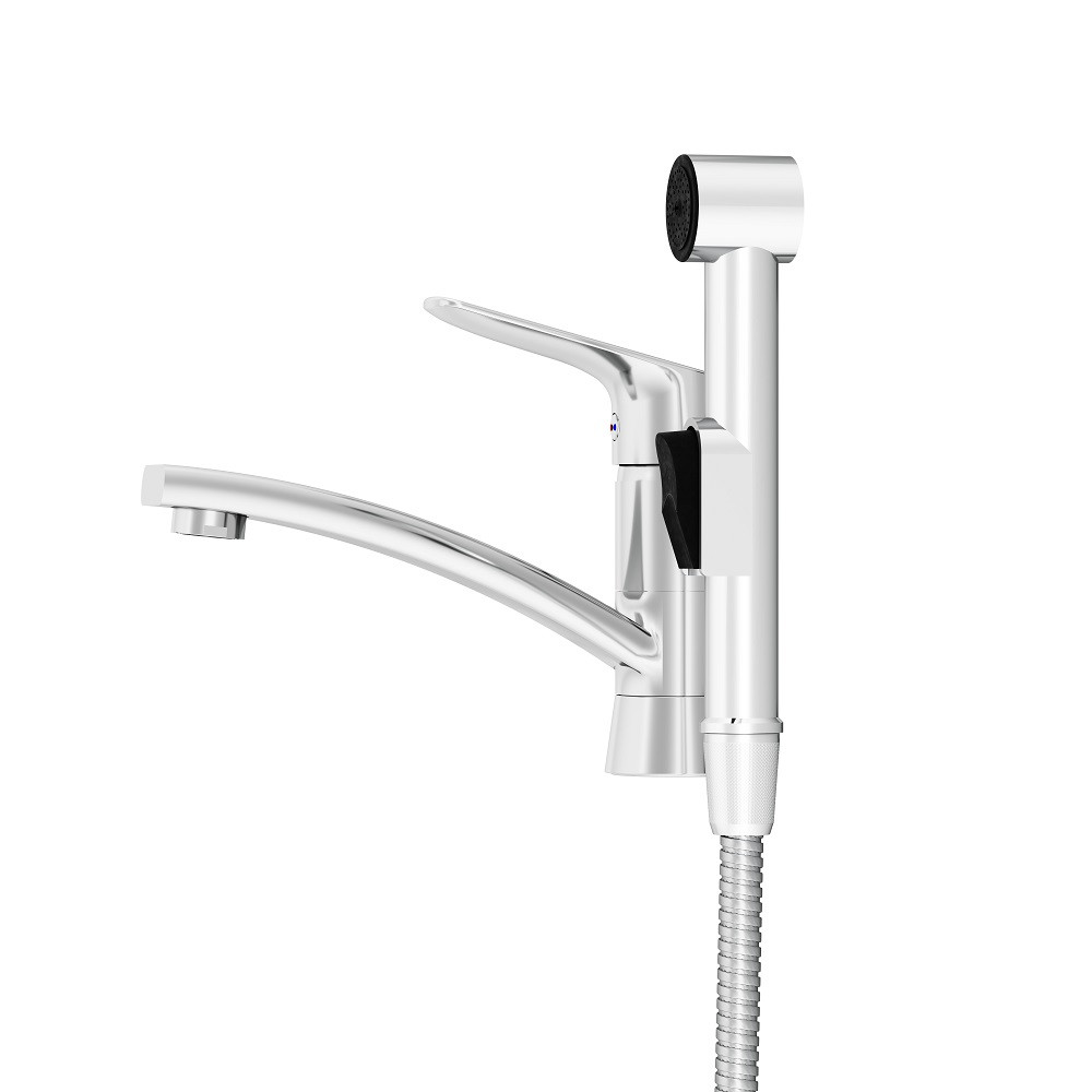 Смеситель для раковины с гигиеническим душем хром Damixa Jupiter 770230001