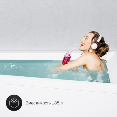 Акриловая ванна правая белая 160х100х45см Am.pm Spirit W72A-160R100W-A2