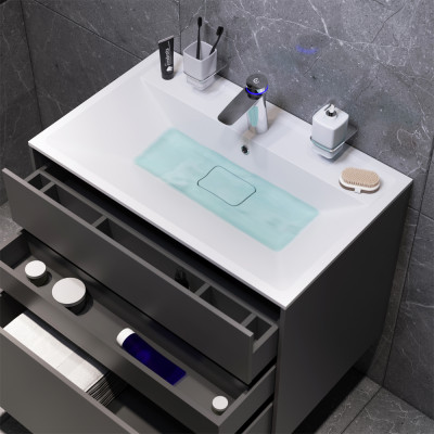 База под раковину графит 80см Am.pm Inspire 2.0 M50AFHX0803GM