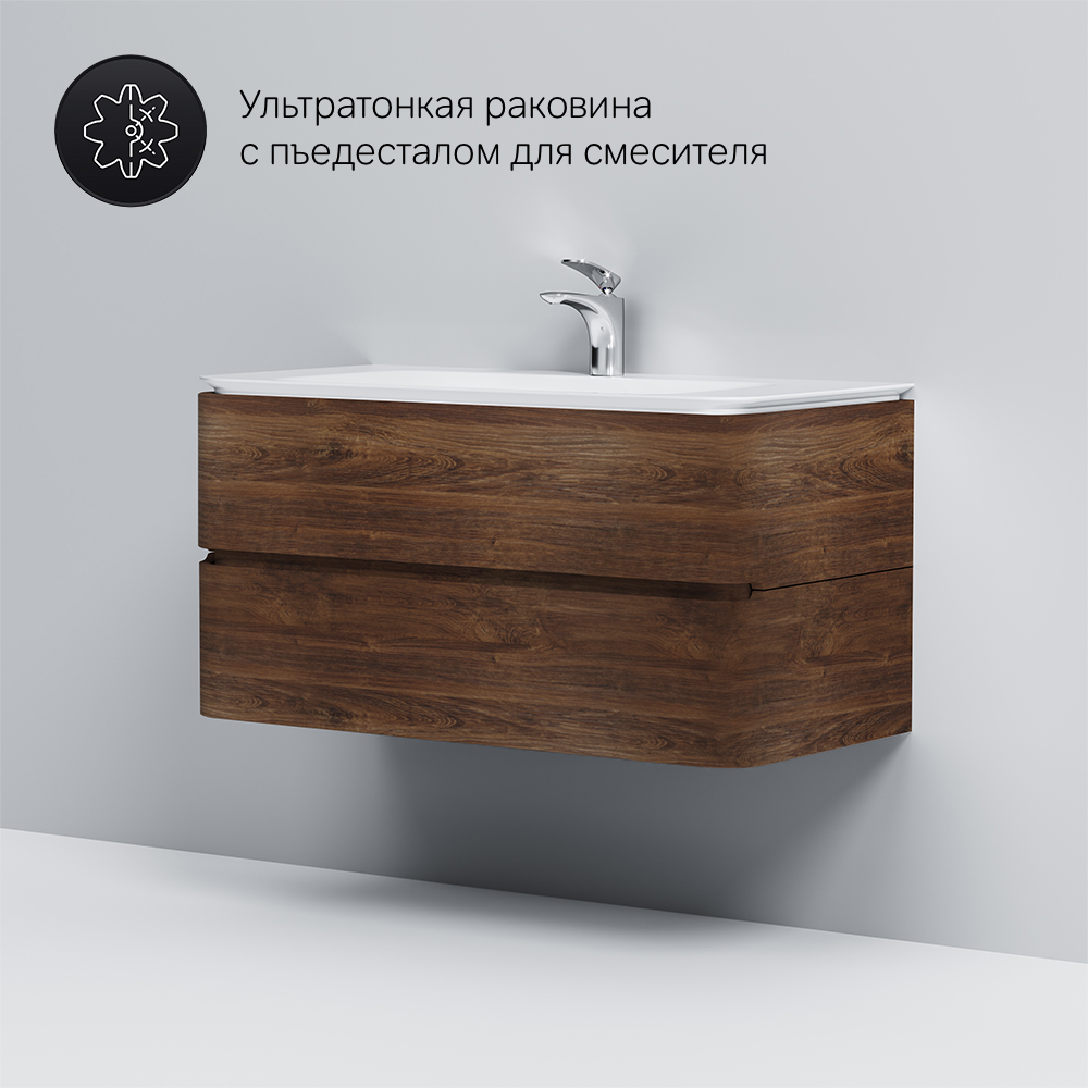 База под раковину орех 100см Am.pm Sensation M30FHX1002NF