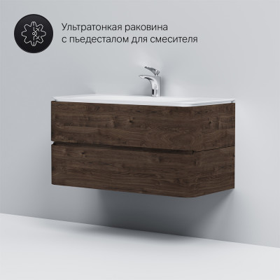 База под раковину табачный дуб 100см Am.pm Sensation M30FHX1002TF