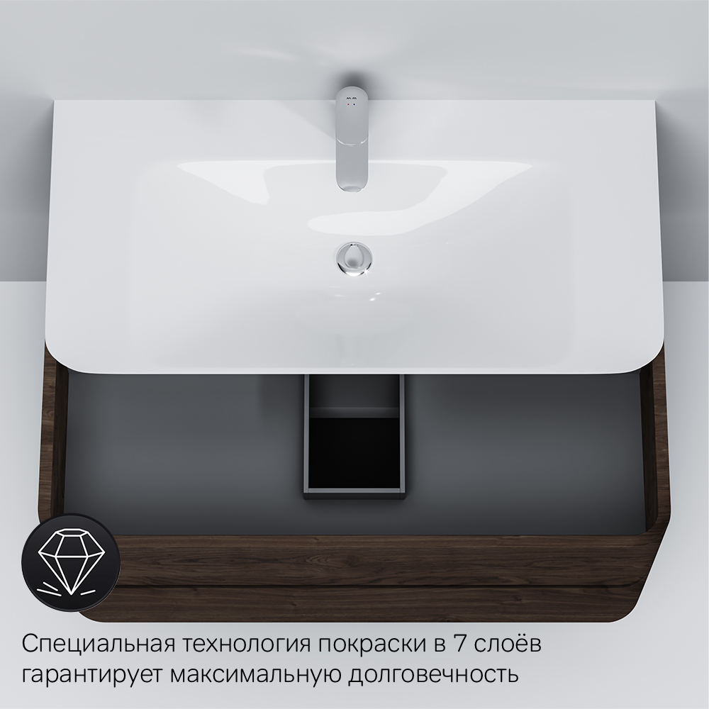 База под раковину табачный дуб 100см Am.pm Sensation M30FHX1002TF