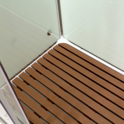 Душевая кабина 120x90x220 DTO Z120KERAVA, прозрачное стекло, профиль хром
