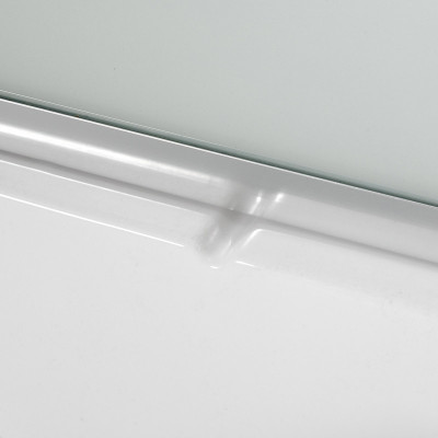 Душевая кабина 80x80x205 DTO D08SLED, с крышей, с электрикой, с LED подсветкой, матовое стекло, профиль хром