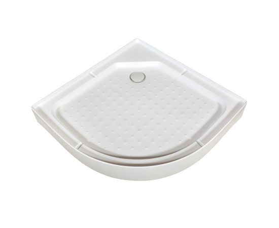 Душевая кабина 80x80x205 DTO D08SLED, с крышей, с электрикой, с LED подсветкой, матовое стекло, профиль хром