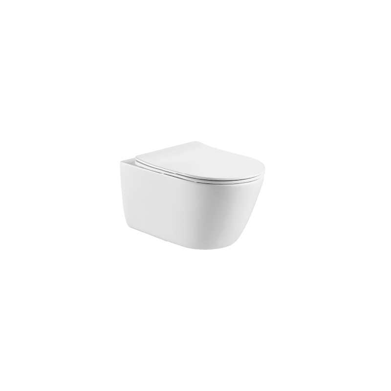 Подвесной унитаз безободковый белый Aquatek ОБЕРОН AQ1363W-00