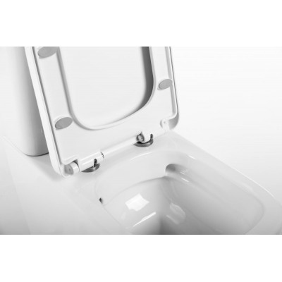 Сиденье, быстросъемное, дюропласт, soft close, металлическое крепление BelBagno Albano
