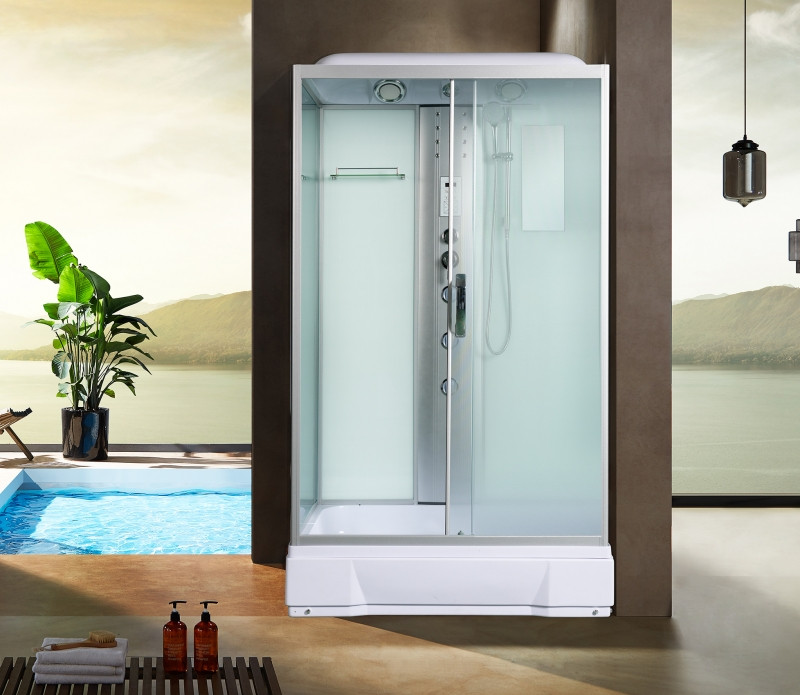 Душевая кабина хром River Vitim 120x80 MT