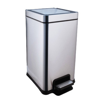 Педальное ведро хром 12л Ksitex SGB-12M