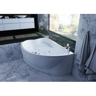 Акриловая ванна белая 158x119см левая Aquatek Альтаир ALT160-0000067