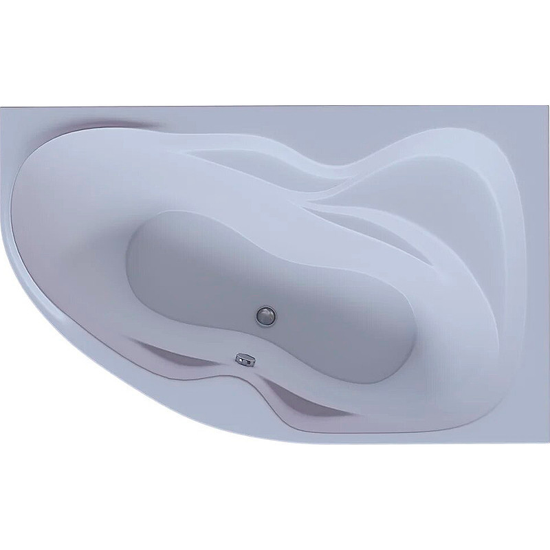 Акриловая ванна белая 170x105см правая Aquatek Вега VEG170-0000083