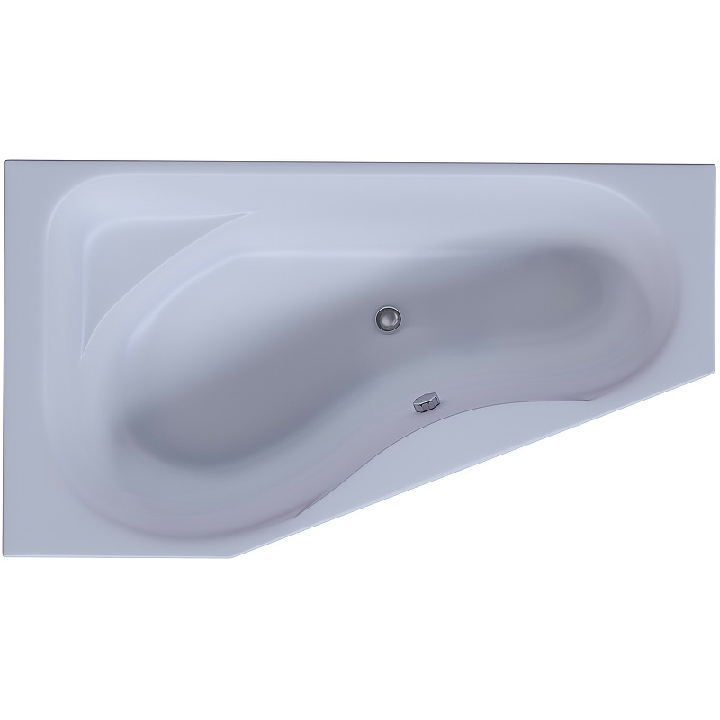 Акриловая ванна белая 170x95см левая Aquatek Медея MED180-0000037