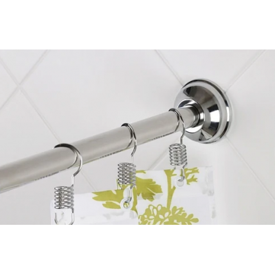 Карниз для ванной Г-образный 190х90см хром Aquatek KARN-0000044