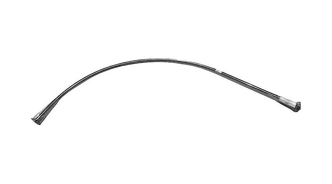 Карниз для ванной дуга 170х90см хром Aquatek KARN-0000023