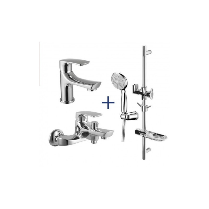 Комплект смесителей хром Lemark Plus Shape LM1780C