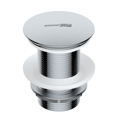 Донный клапан Push-up хром WasserKRAFT A244