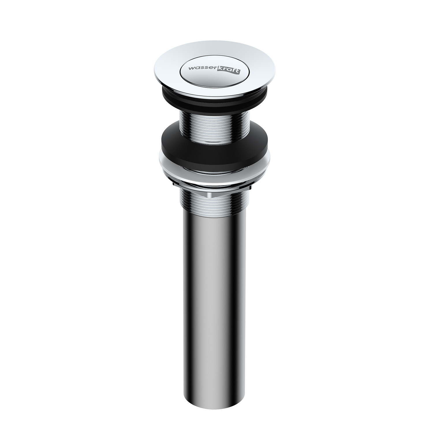 Донный клапан Push-up хром WasserKRAFT A249