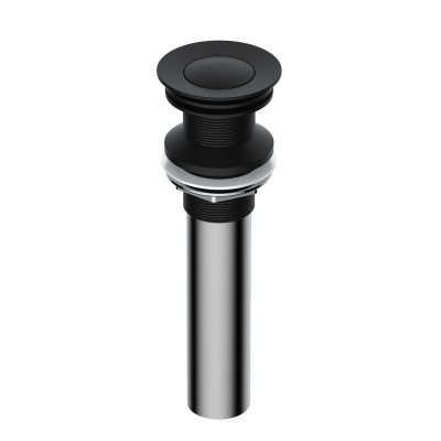 Донный клапан Push-up черный WasserKRAFT A250