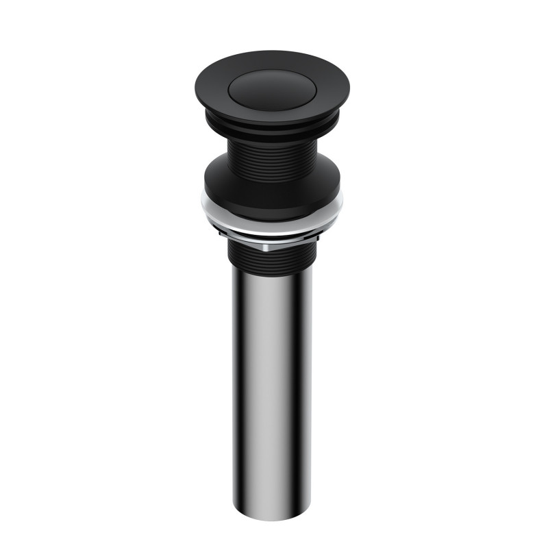 Донный клапан Push-up черный WasserKRAFT A250
