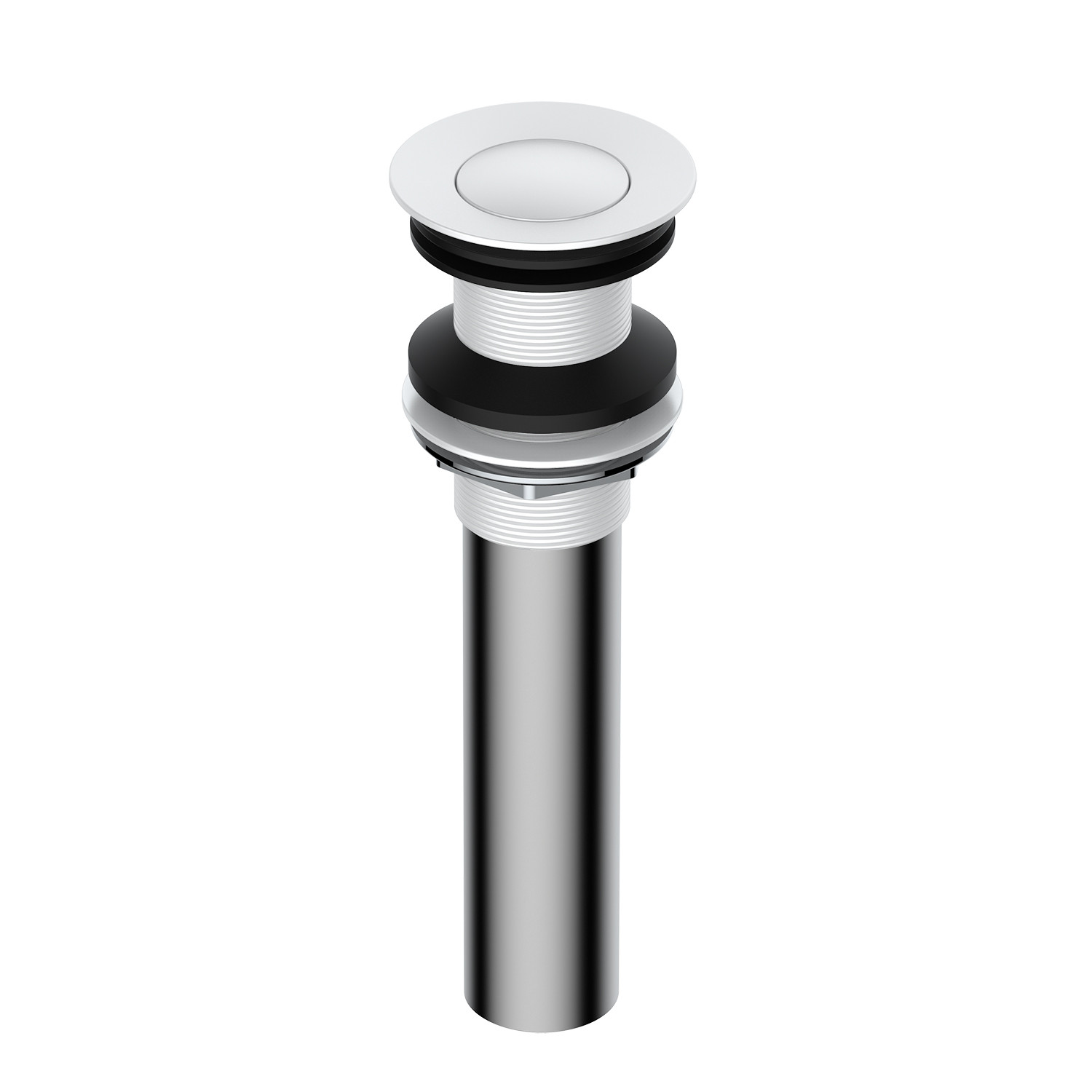 Донный клапан Push-up белый WasserKRAFT A251
