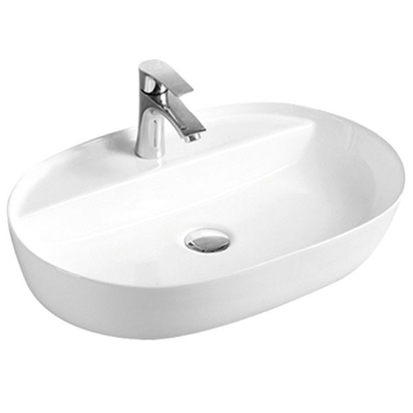 Накладная раковина белая 61x41.5x14 см Ceramalux D1346