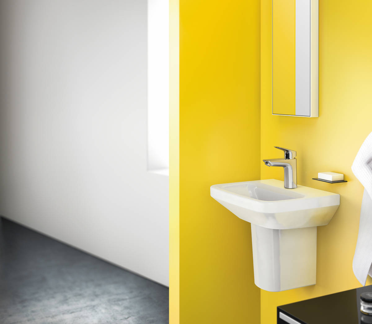 Смеситель для умывальника Hansgrohe Logis 100