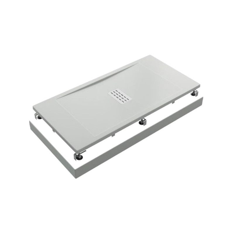 Душевой поддон из искусственного камня 160х90см белый Good Door Flow ЛП00121