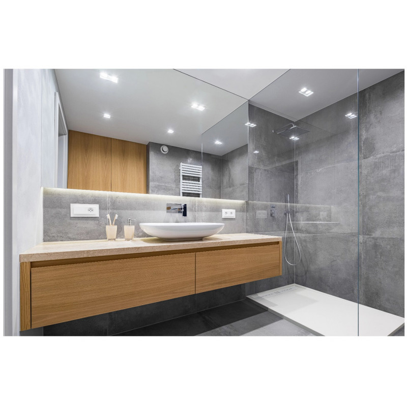Душевой поддон из искусственного камня 140х70см белый Good Door Stella ЛП00149