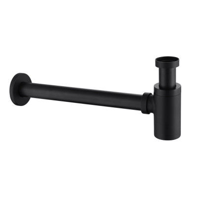 Сифон для раковины черный Abber AF0030B