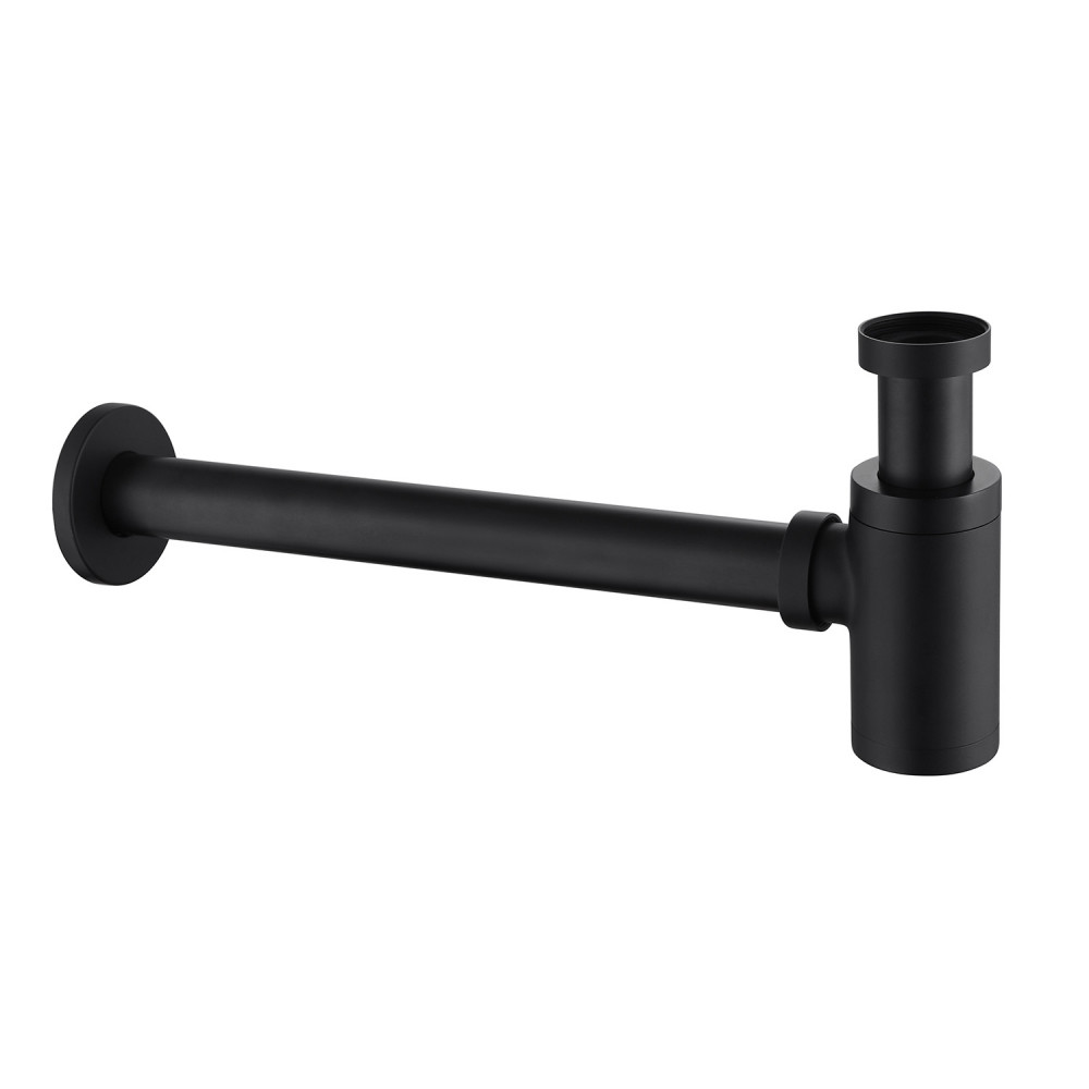 Сифон для раковины черный Abber AF0030B