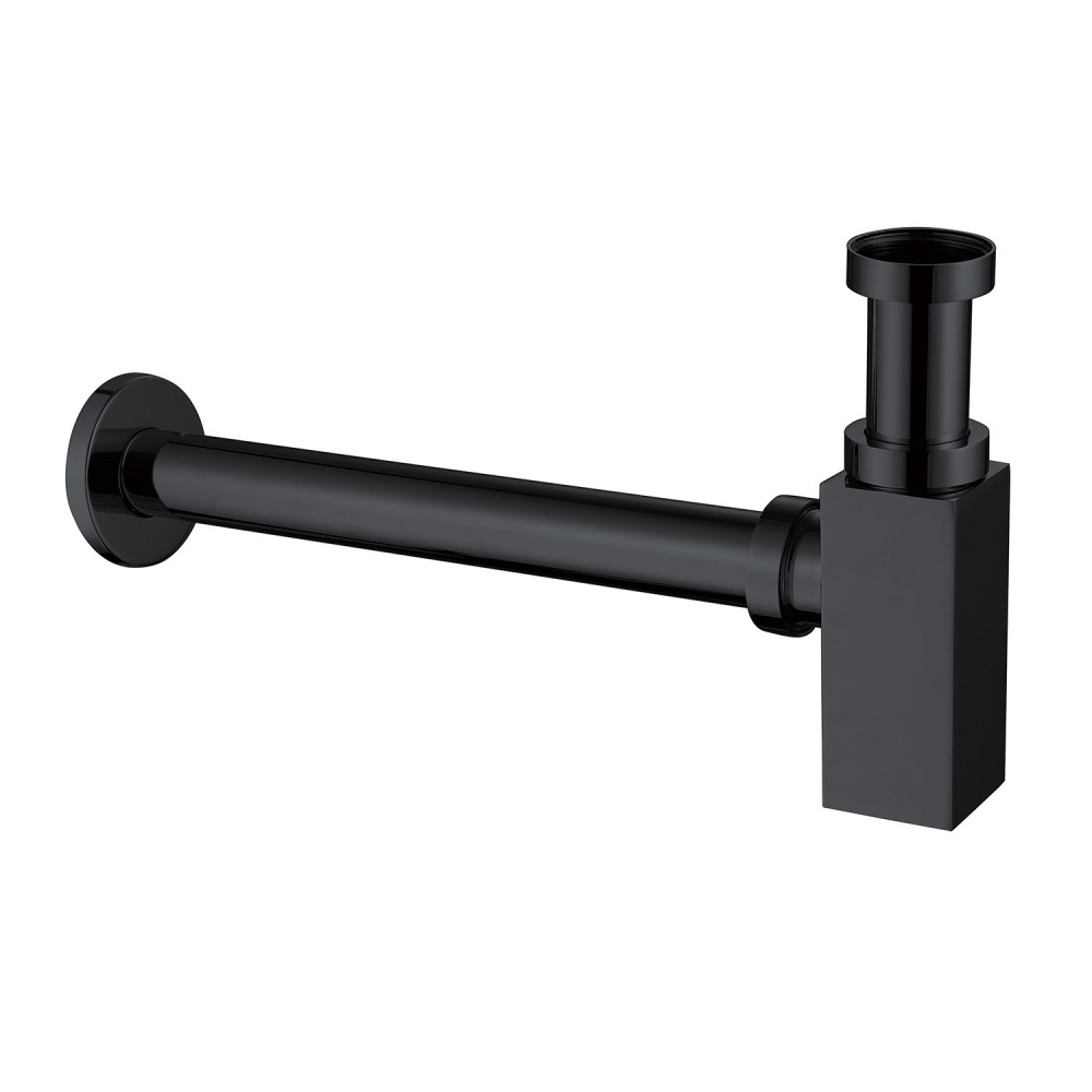 Сифон для раковины черный Abber AF0031B