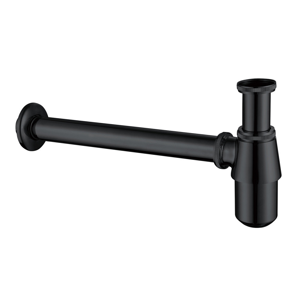 Сифон для раковины черный Abber AF0032B