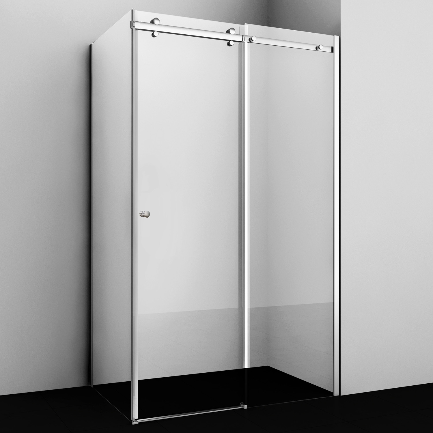 Душевой уголок хром 100х90х200см WasserKRAFT  Vils 56R22