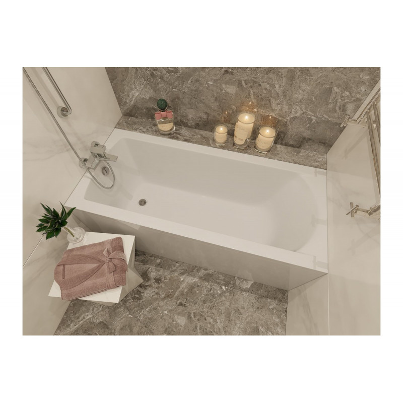 Акриловая ванна белая 175x70см Vayer Milana Гл000024272