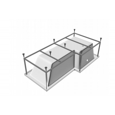 Акриловая ванна белая правая 165x85см Vayer Options Гл000023295