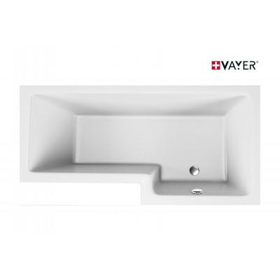 Акриловая ванна белая правая 165x85см Vayer Options Гл000023295
