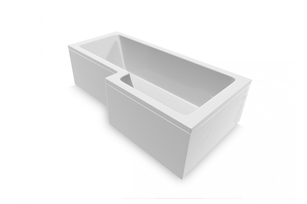Акриловая ванна белая правая 165x85см Vayer Options Гл000023295