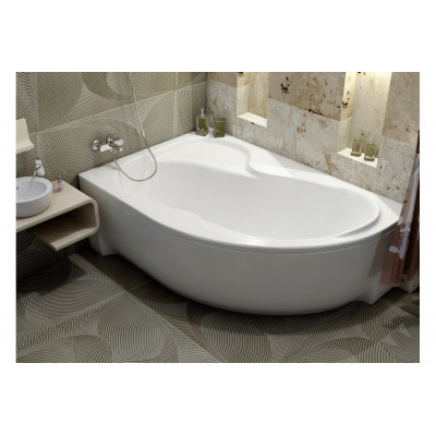 Акриловая ванна белая левая 160x100см Relisan Adara Гл000013733