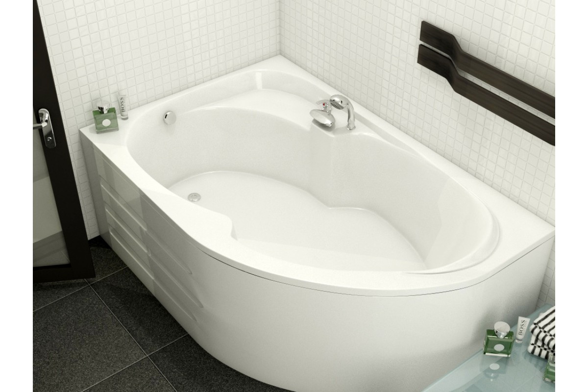 Акриловая ванна белая левая 160x100см Relisan Sofi Гл000024565