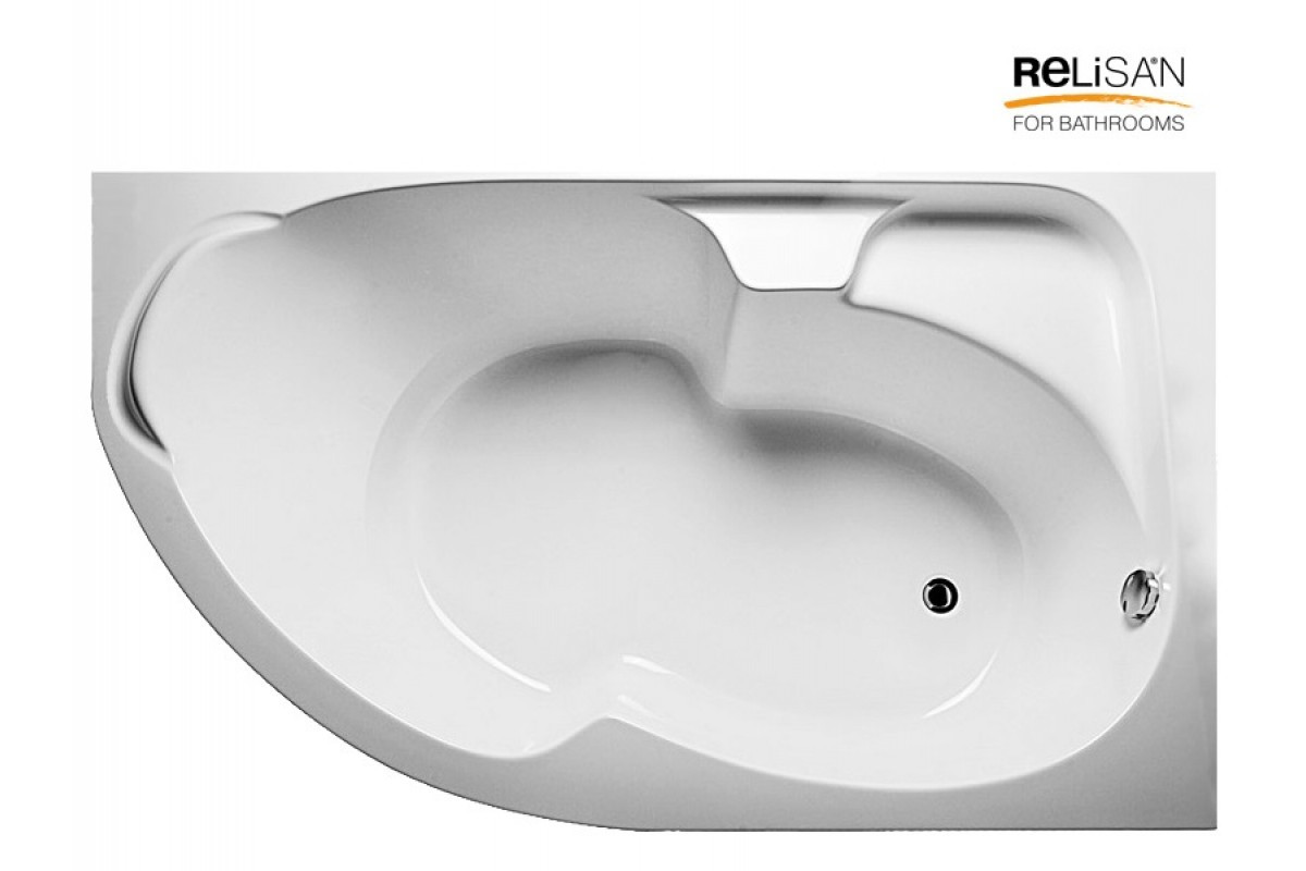 Акриловая ванна белая правая 170x105см Relisan Sofi Гл000009445