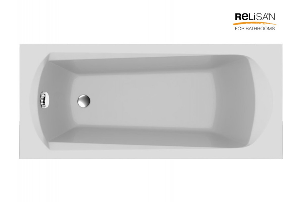 Акриловая ванна белая 160x70см Relisan Tamiza Гл000013922