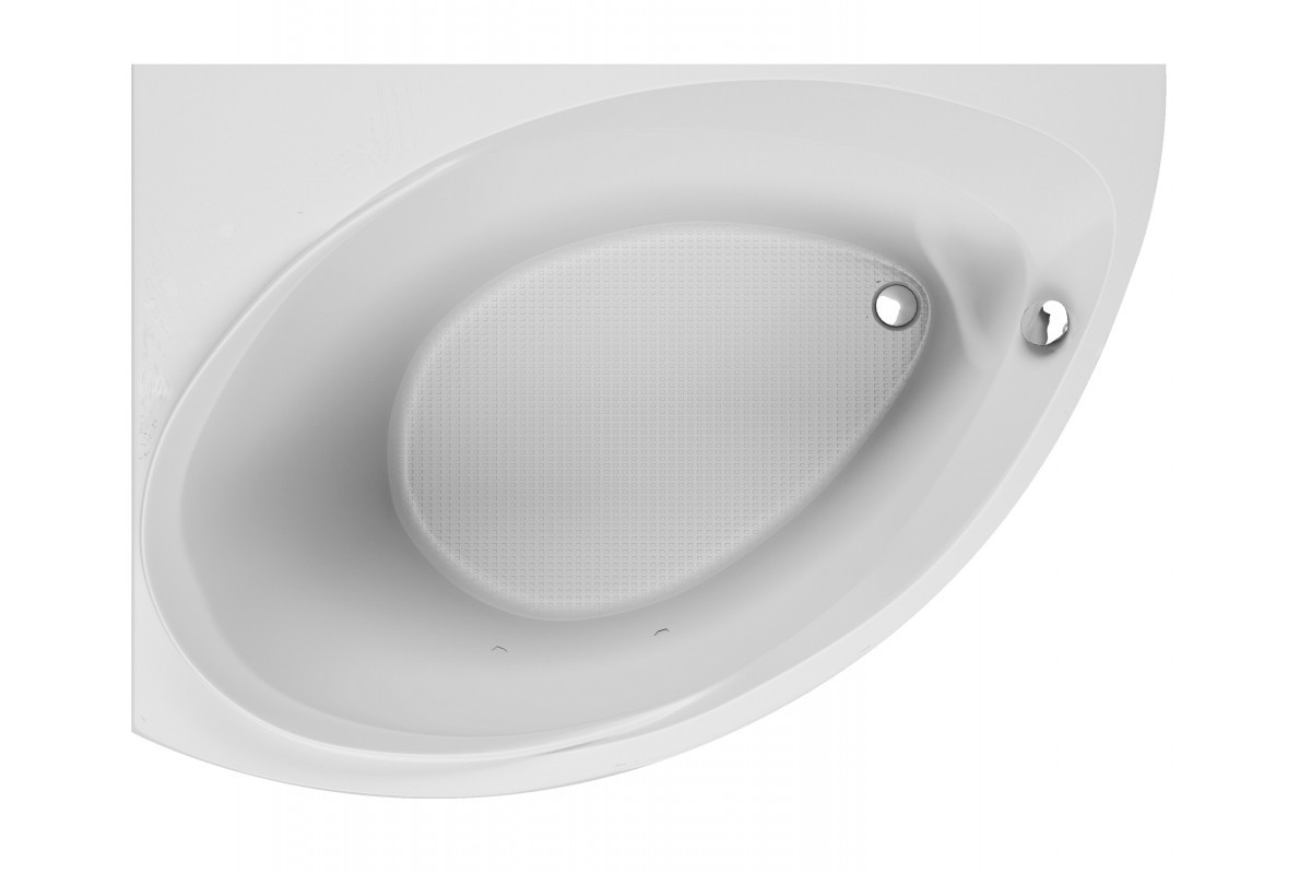 Акриловая ванна белая левая 170x120см Relisan Eco Plus Ибица Гл000023027