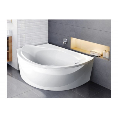 Акриловая ванна белая левая 170x120см Relisan Eco Plus Ибица Гл000023027
