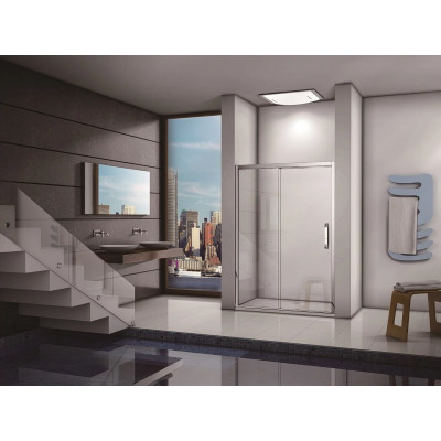 Душевая дверь 110х195см хром GoodDoor Antares АН00001