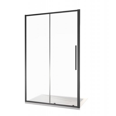 Душевая дверь 110х195см черная GoodDoor Idea ИД00008