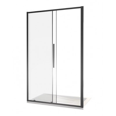 Душевая дверь 110х195см черная GoodDoor Idea ИД00008