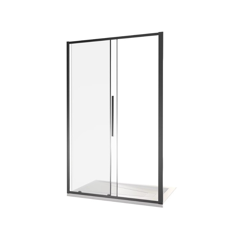 Душевая дверь 120х195см черная GoodDoor Idea ИД00009