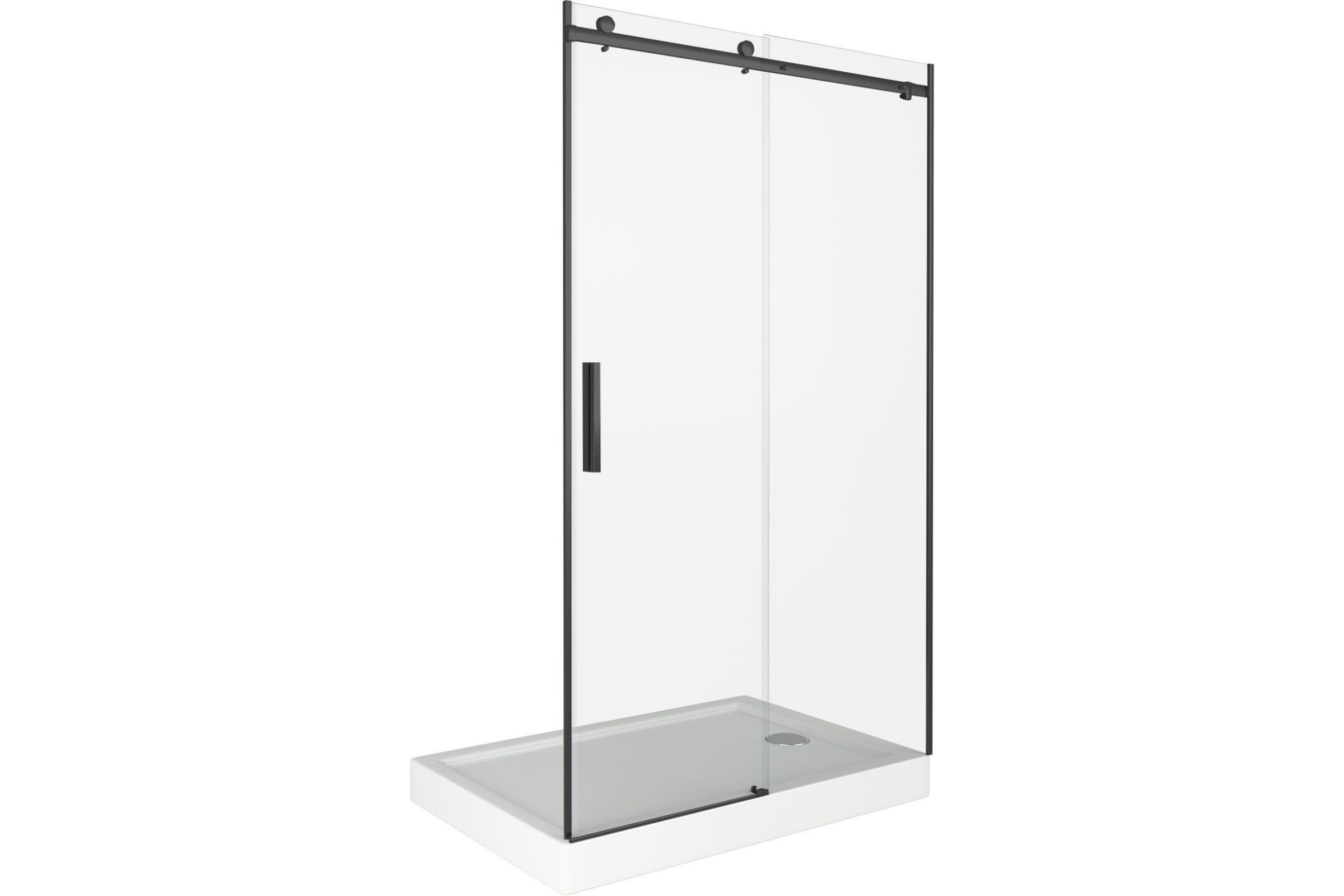 Душевая дверь 170х195см черная GoodDoor Galaxy ГЛ00030