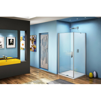 Душевой уголок 80х80х185см хром GoodDoor Fantasy ФА00022