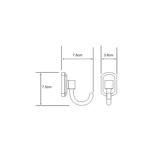 Крючок для ванной ODER К-3023 Wasser Kraft